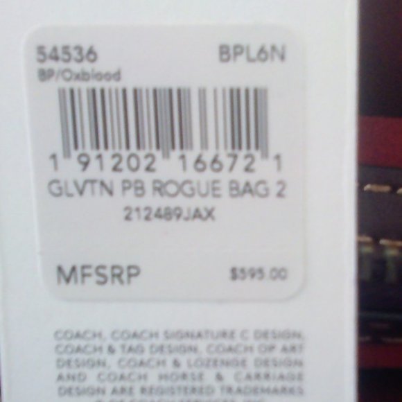 Coach Dark Purple Satchel - Picture 10 of 12